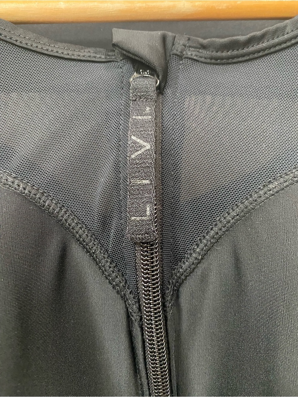 Lane Bryant Livi Active Black Front-Zip One-Piece Swimsuit size 16 1X Swim Suit - Picture 8 of 10